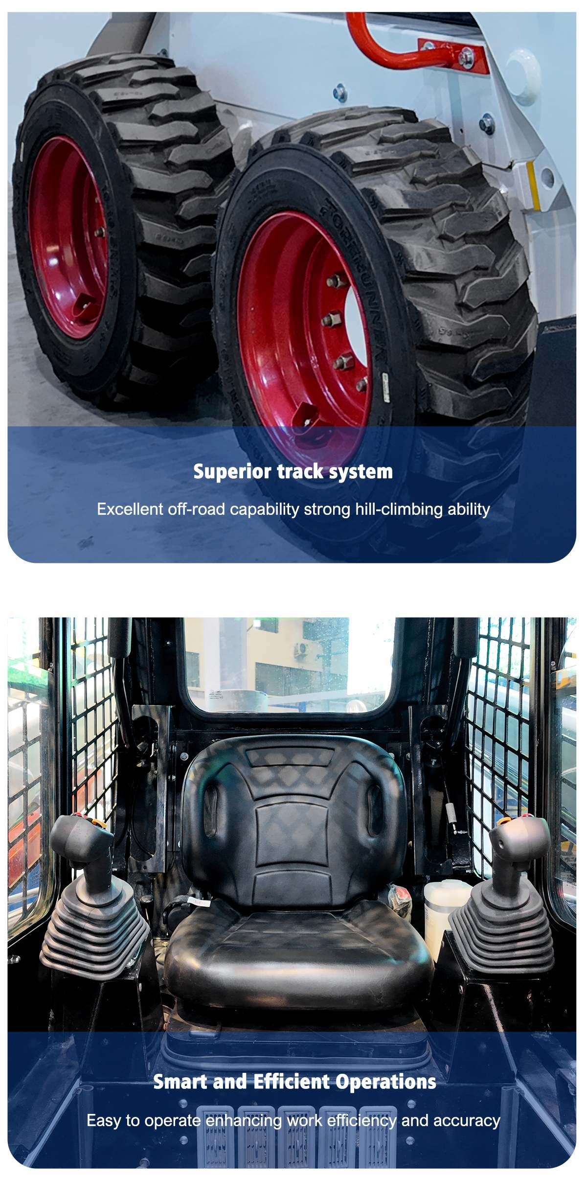 Mini-skidsteer te koop Mini-skidsteer te koop