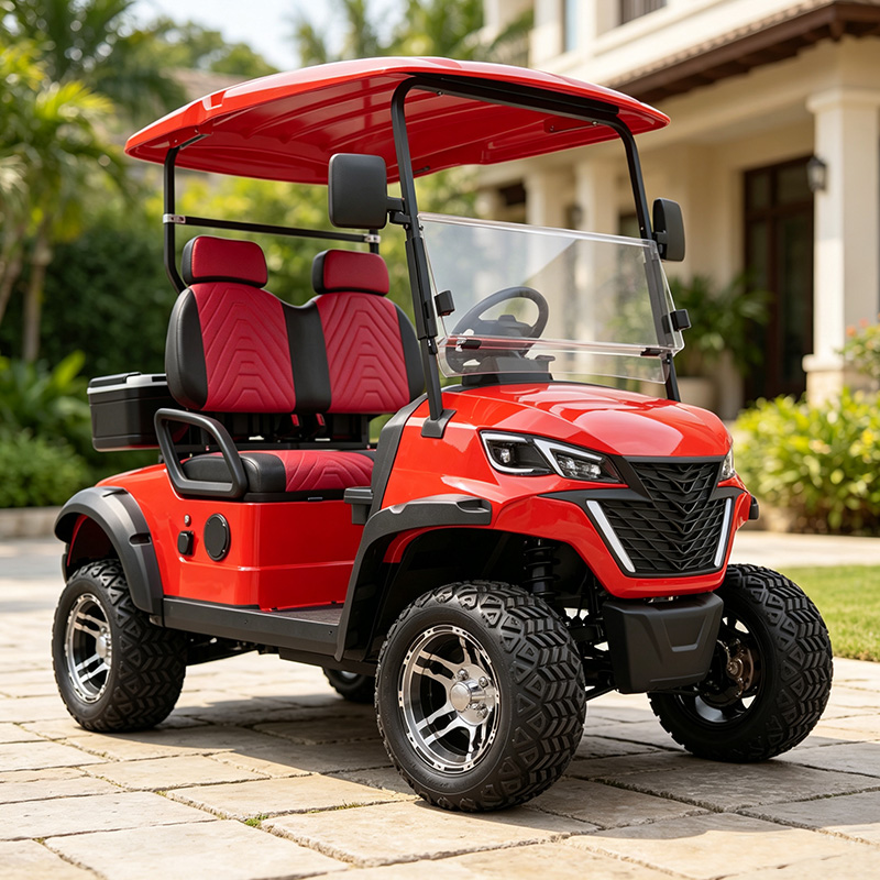 2 üléses elektromos golfkocsi