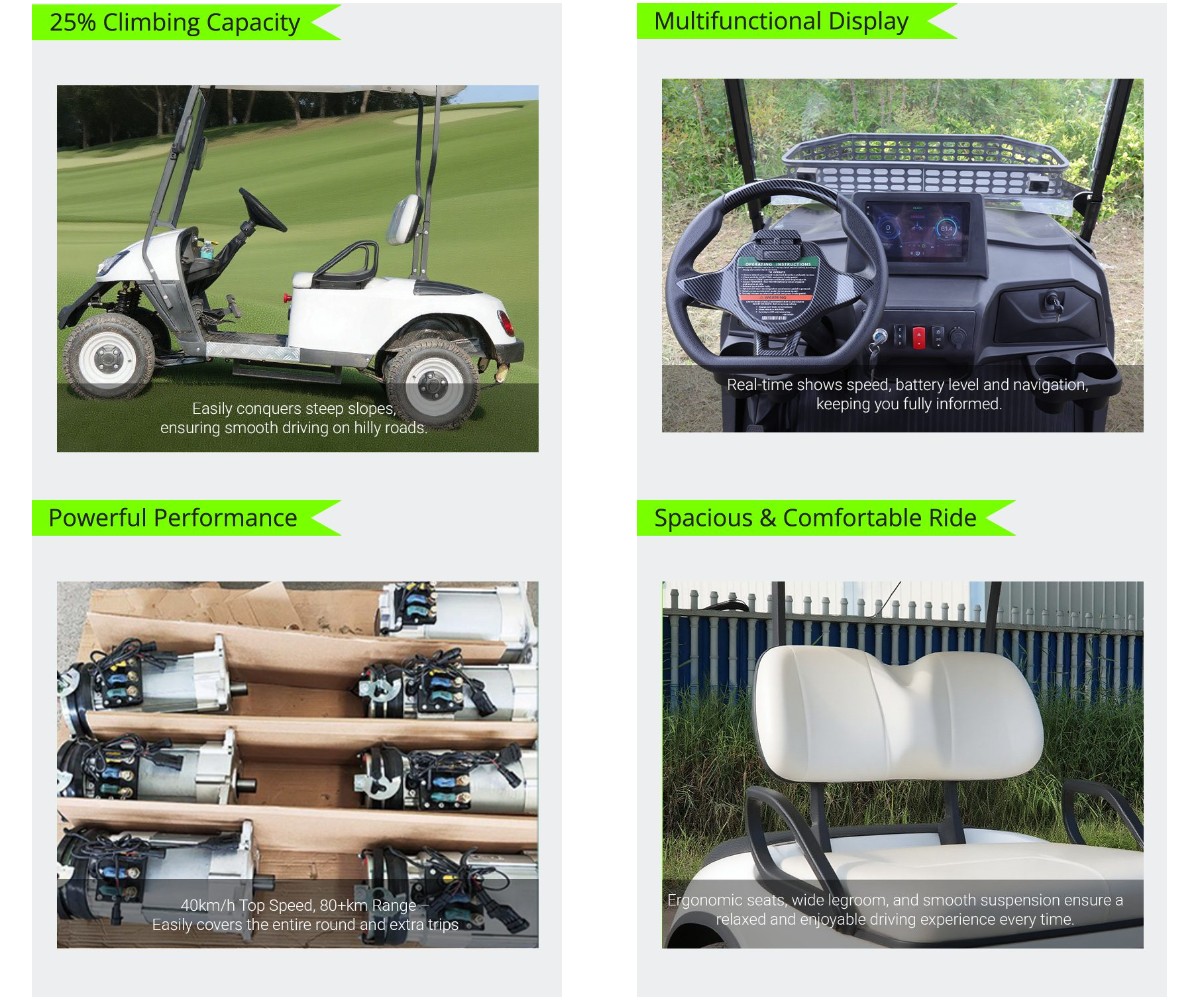 4 Seater Lifted Off Road Electric Golf Cart