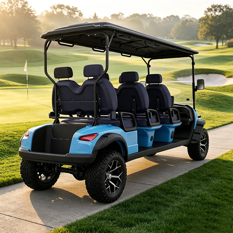 Voiturette de golf 6 places pour complexe hôtelier
