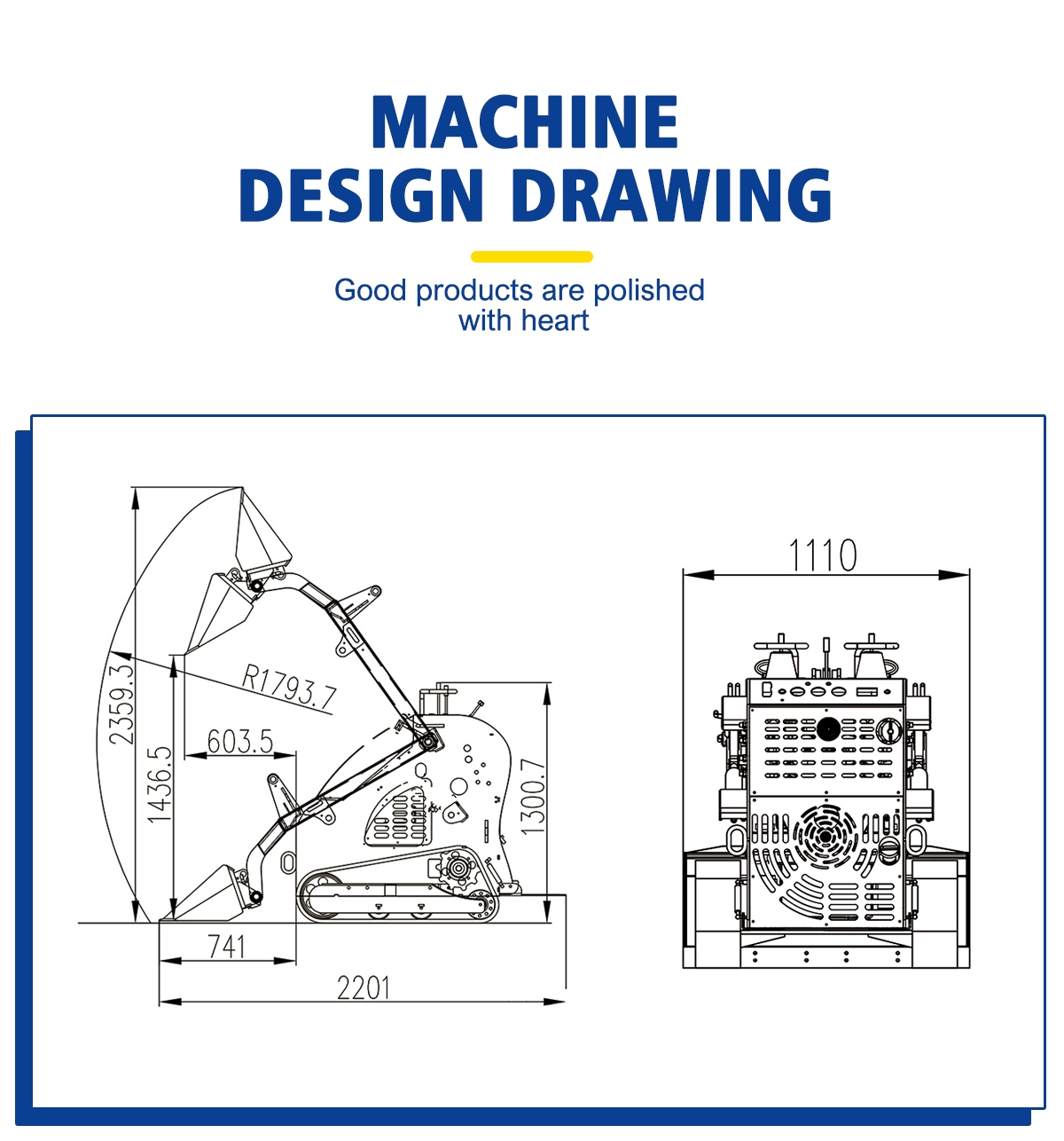 Mini ładowarka kołowa