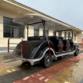 Voiture touristique de spot pittoresque