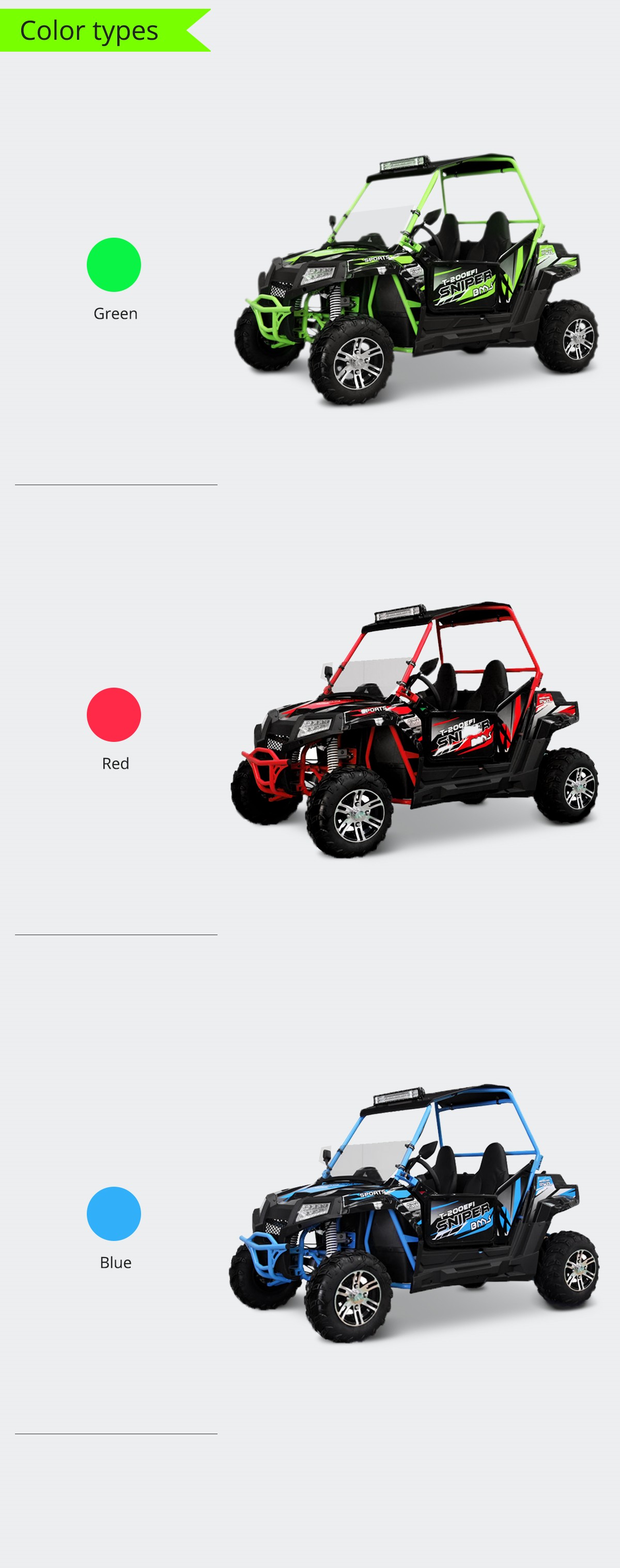 Elektrische UTV te koop