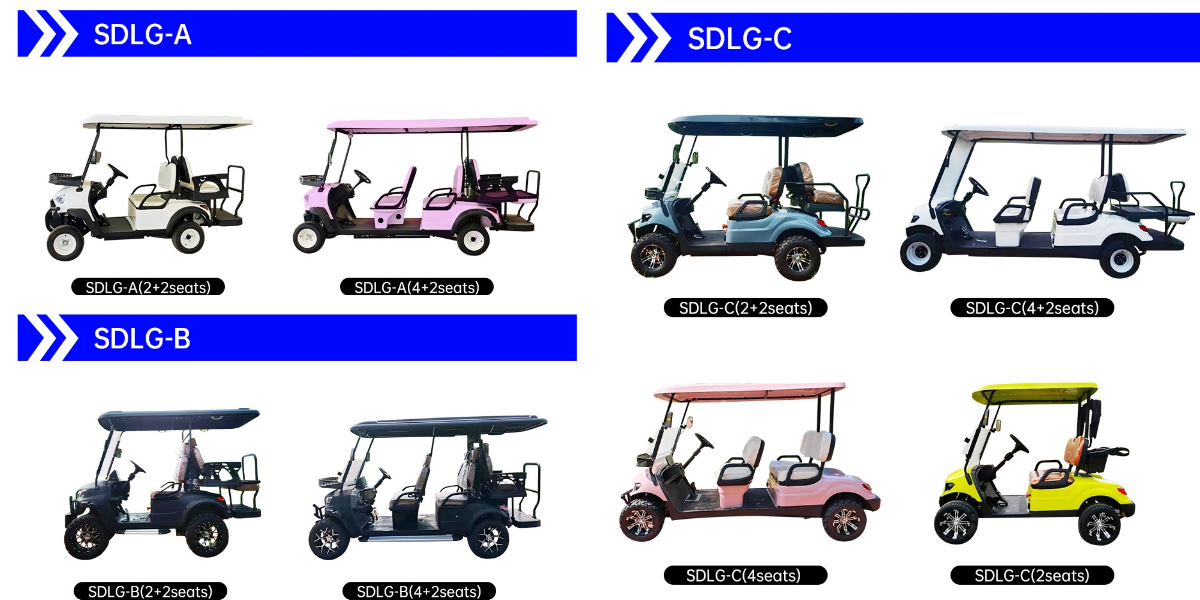 Carrello da golf elettrico 4x4