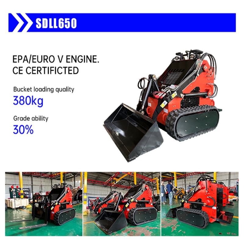 Mini chargeur sur chenilles