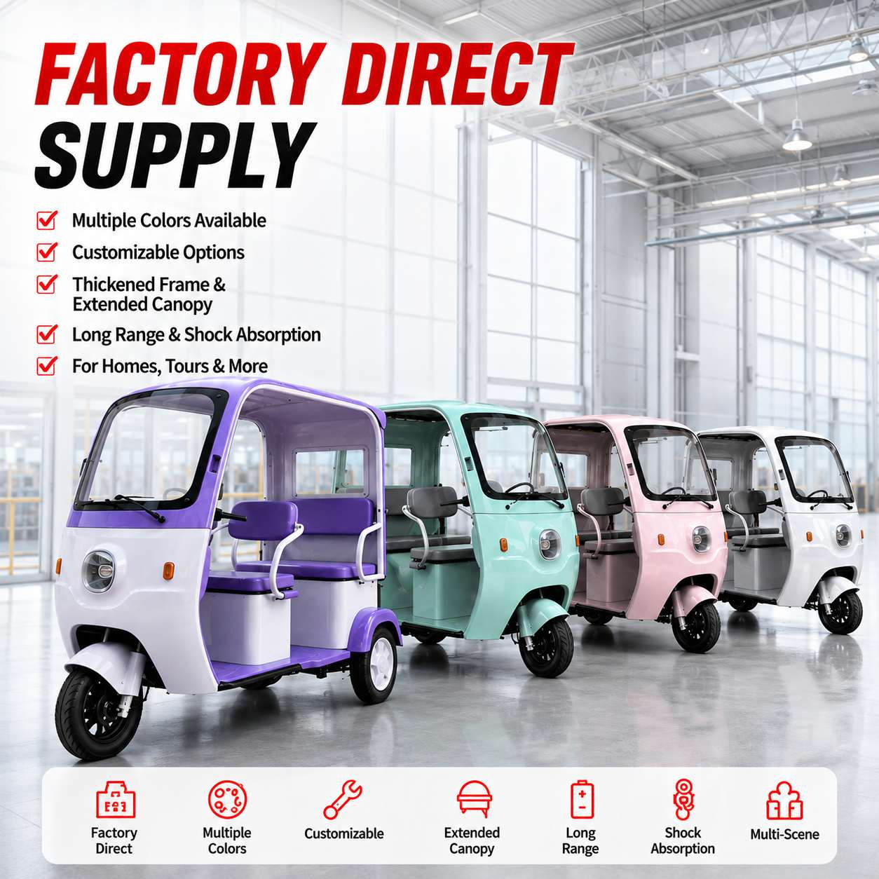 Family Electric Tricycle