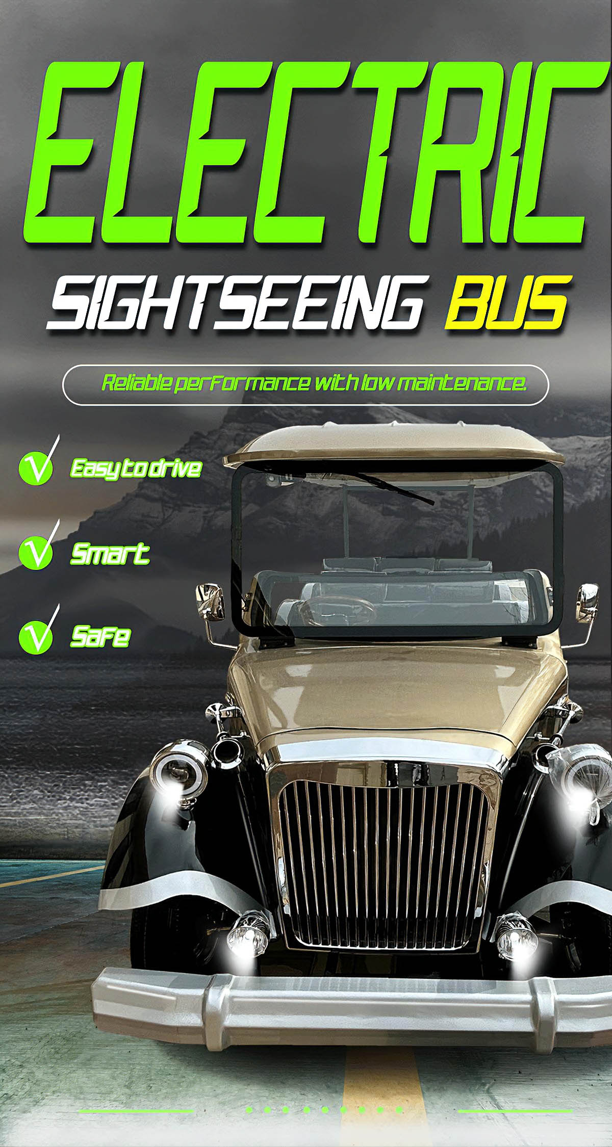 Κλασικό αυτοκίνητο για αξιοθέατα Κλασικό αυτοκίνητο για αξιοθέατα