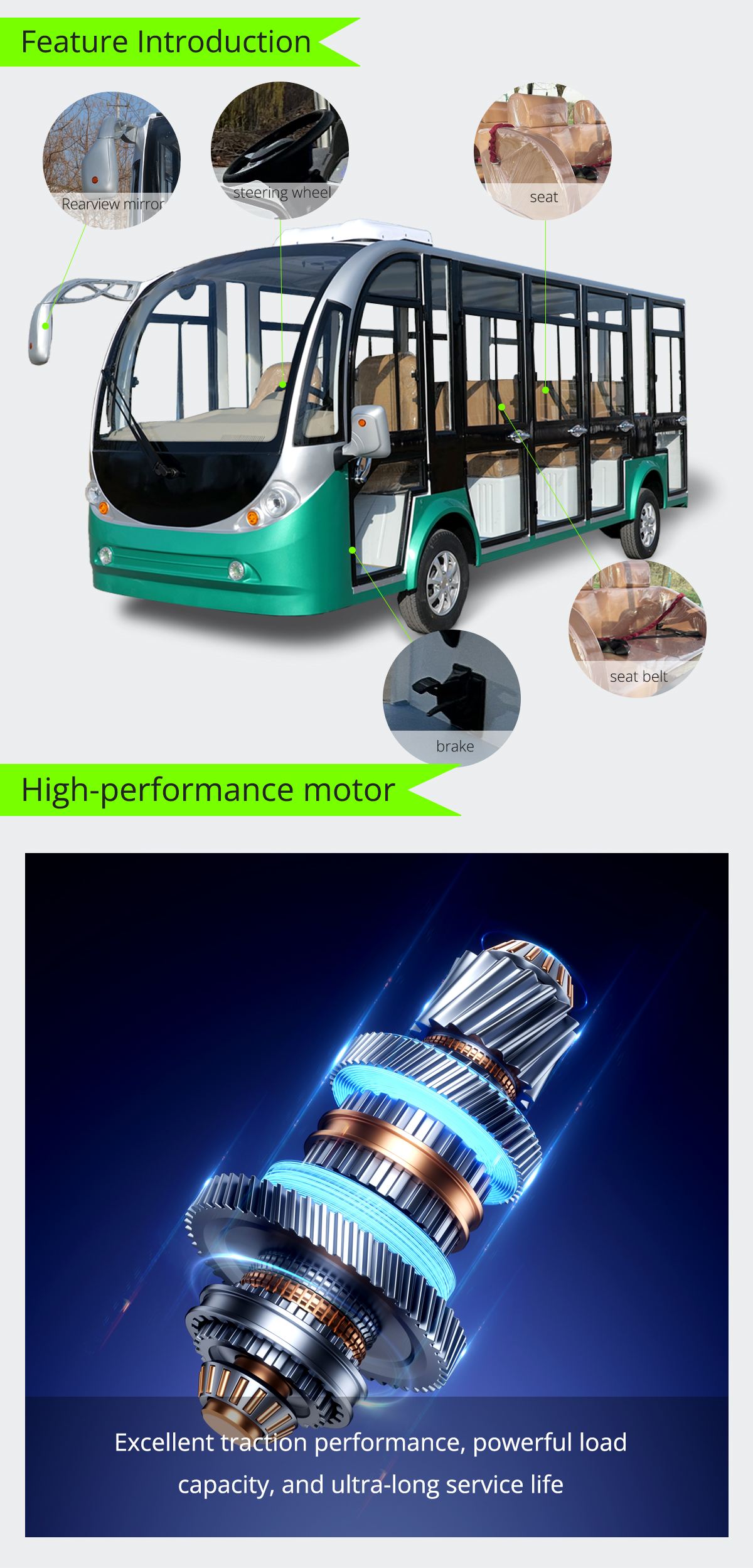 Autobus turistico elettrico