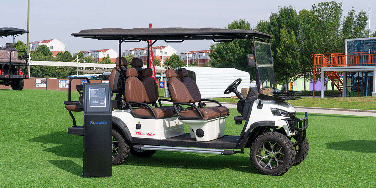 4+2 electric golf cart