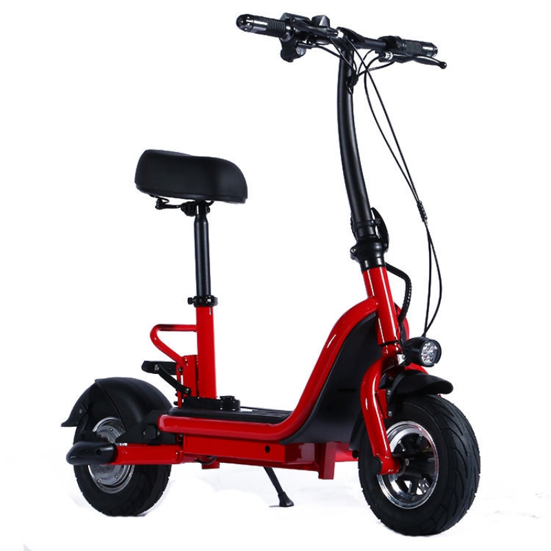 E-scooter met stoel