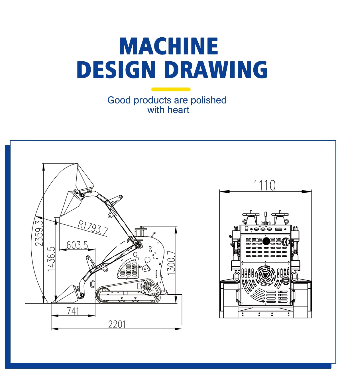 Mini chargeuse compacte