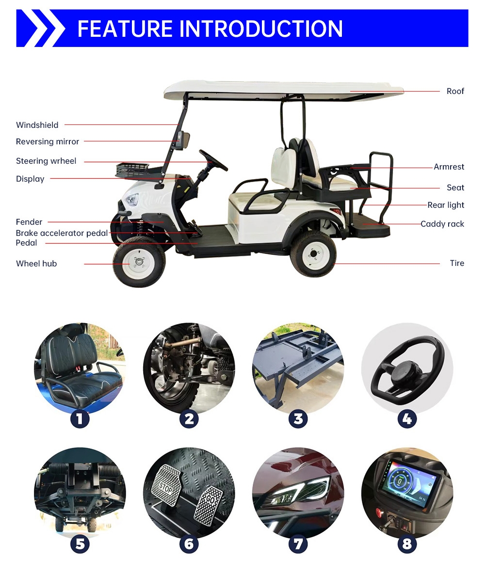 Six Passenger Golf Cart Six Passenger Golf Cart