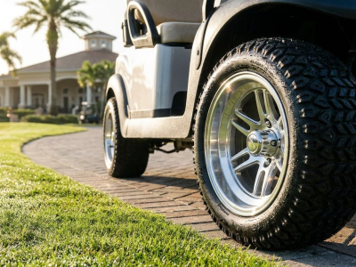 Keep Electric Golf Carts Consistent With 12 Inch Wheels