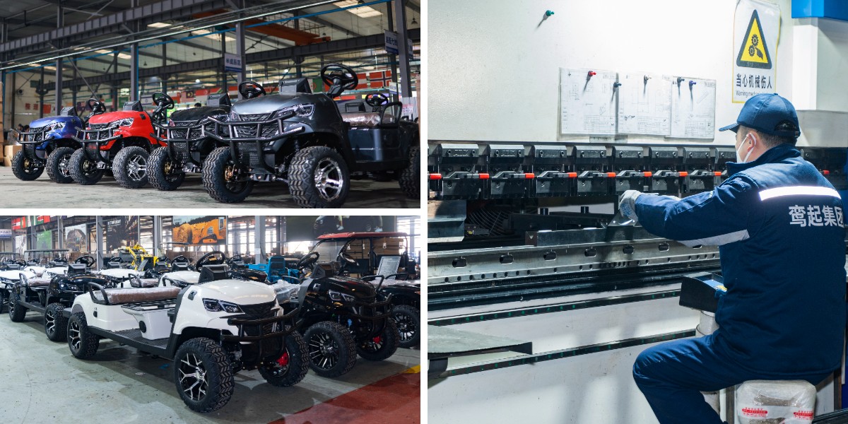 Carrello da golf elettrico 4x4