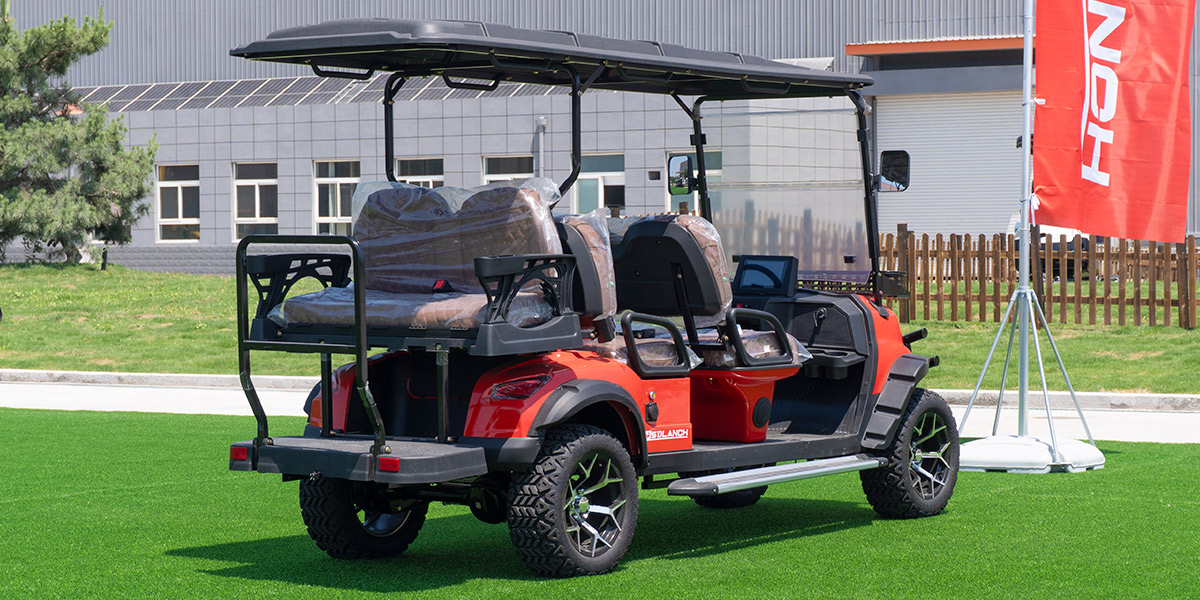 4+2 electric golf cart