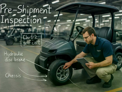 Stop Costly Claims With Pre Shipment Inspection Electric Golf Carts