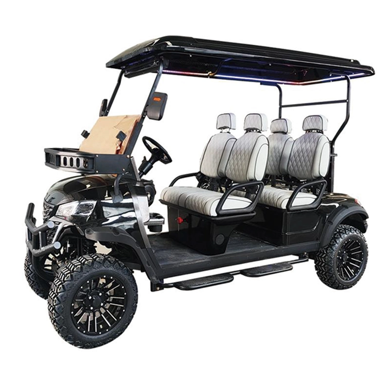 6 seater electric golf cart for resort shuttles