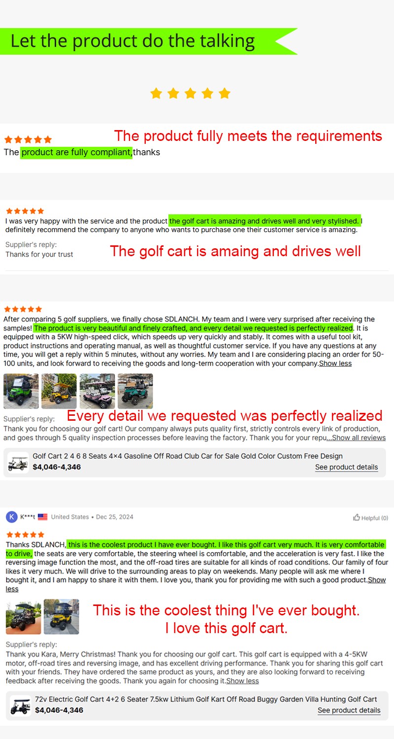 4x4 Arazi Golf Arabaları