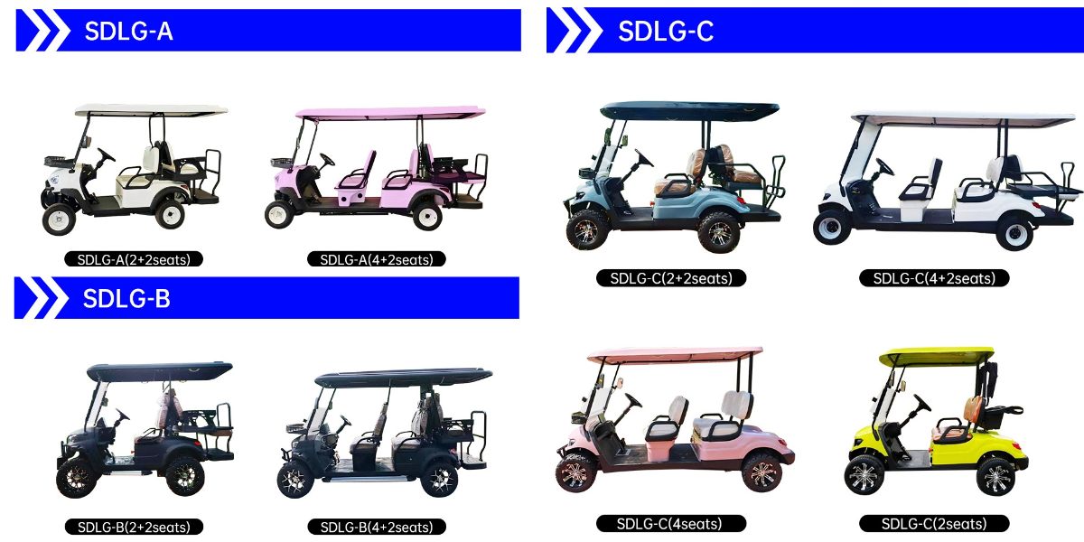 Carrito de golf eléctrico con batería de litio Carrito de golf eléctrico con batería de litio