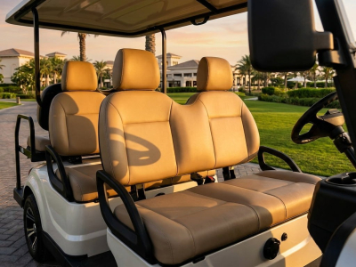 Ergonomic Golf Cart Seats With Headrests Support Safer Long Routes