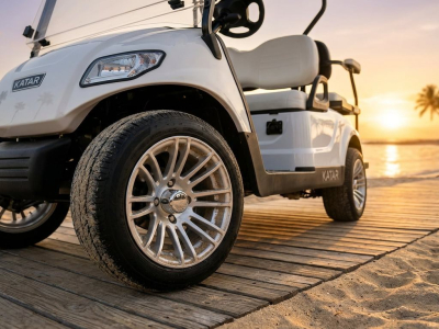 Build a coastal golf cart fleet around one wheel standard